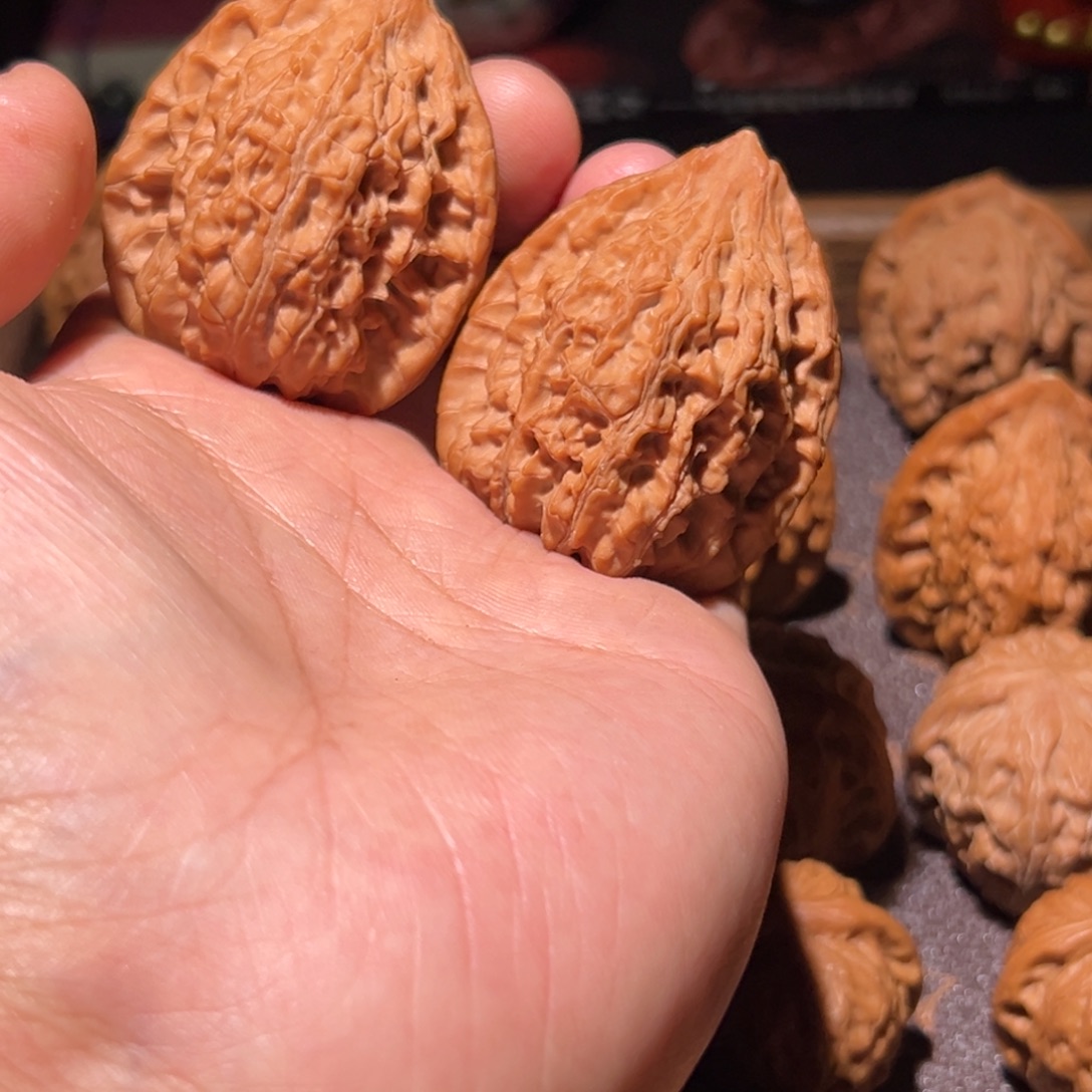 蜗***速瑞麟文玩核桃长治官帽 37+.40.48