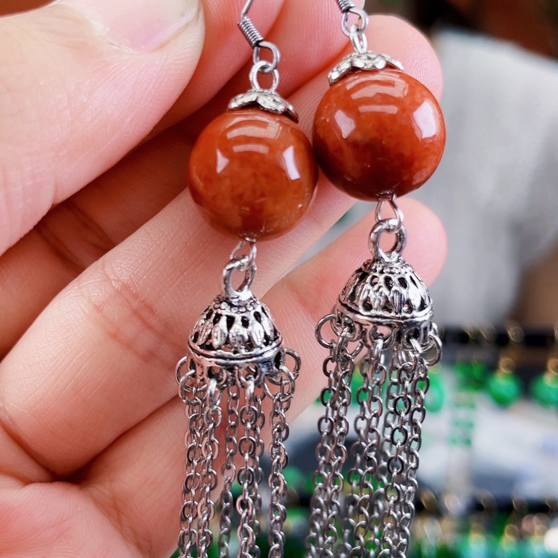 未镶嵌翡翠耳饰饰品