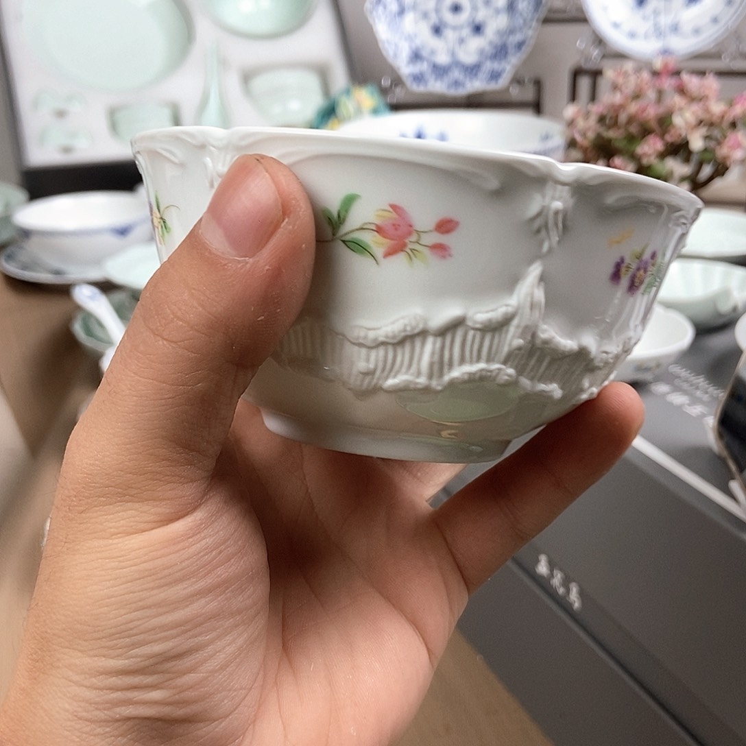 瓷片景德镇五花马陶瓷