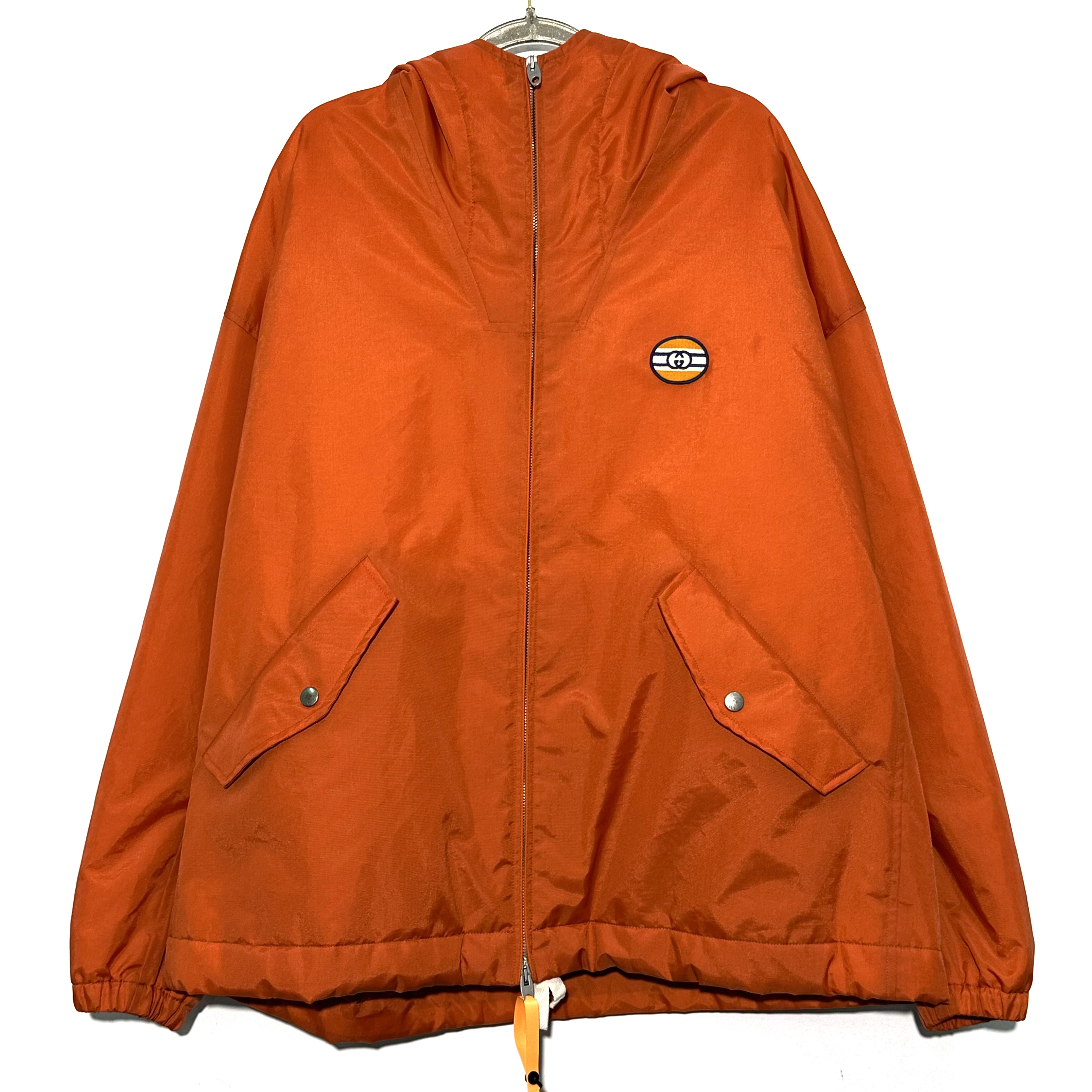 未使用 GUCCI/古驰 44码 经典logo橙色外套 0849