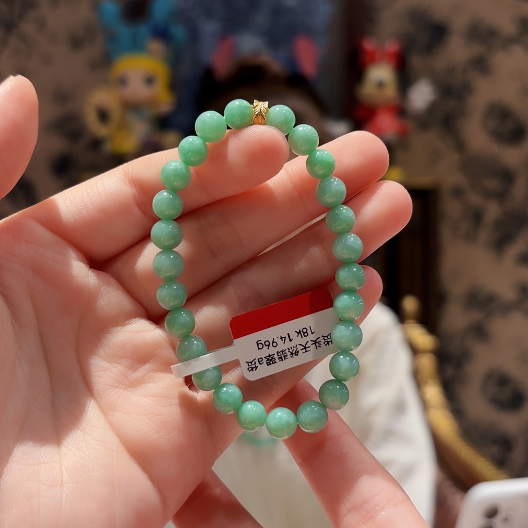 未镶嵌手链翡翠手串