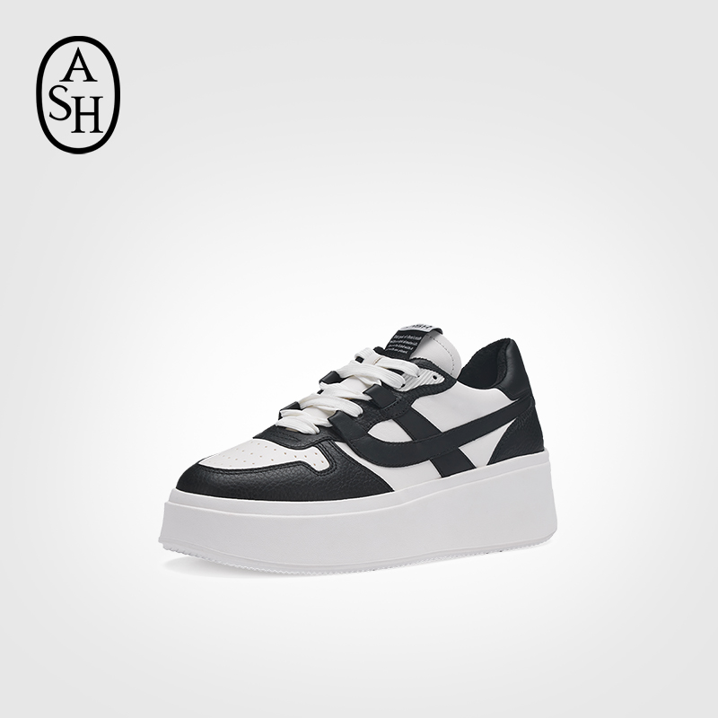 ASH明星同款MATCH熊猫鞋厚底增高6.5休闲鞋百搭低帮潮流经典女鞋