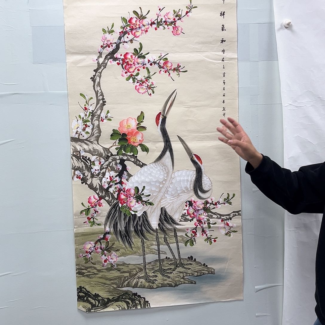 国画国画纯手工作品