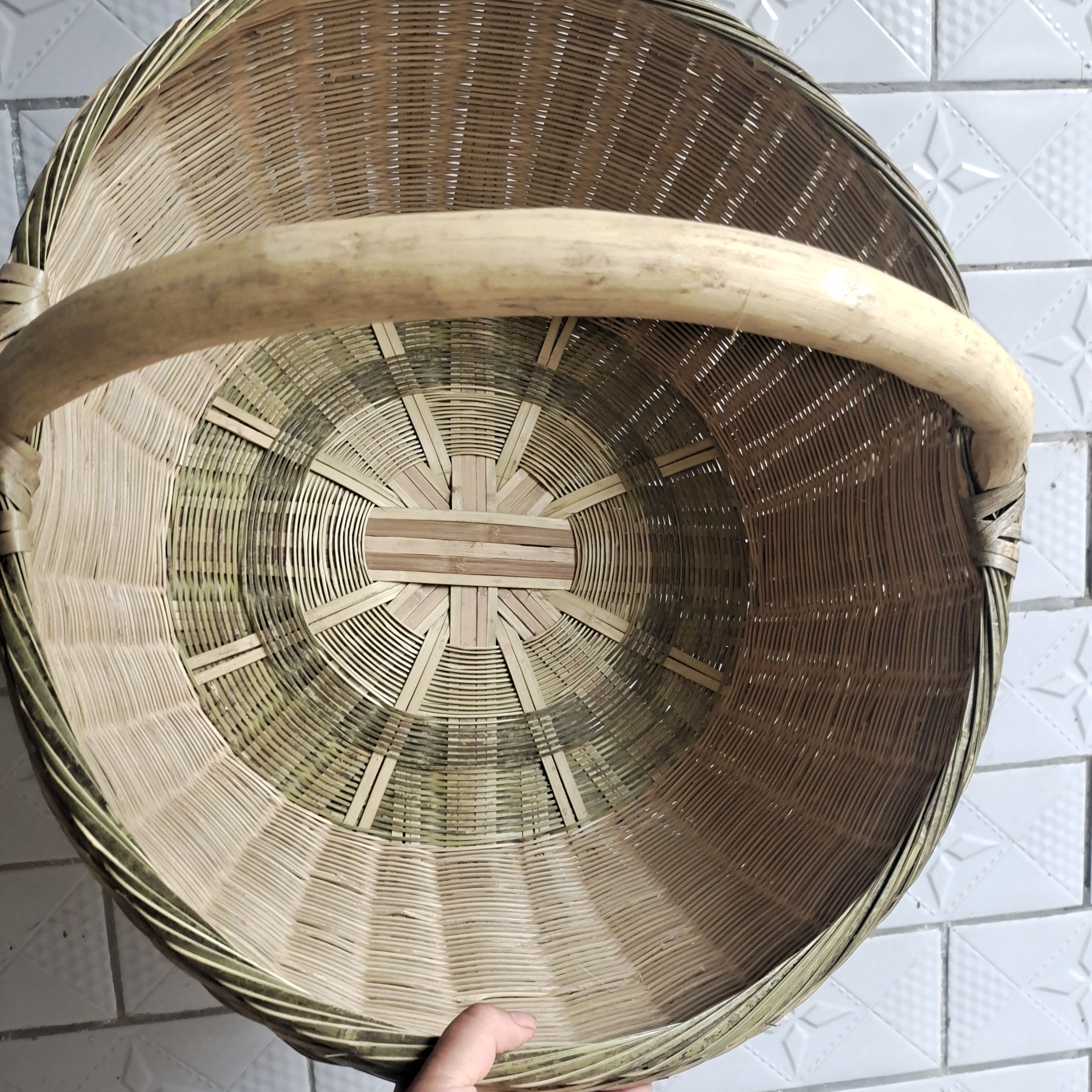 传统手工竹编淘麦笼竹编笼子竹篮农用收纳竹笼细蔑竹笼竹筐