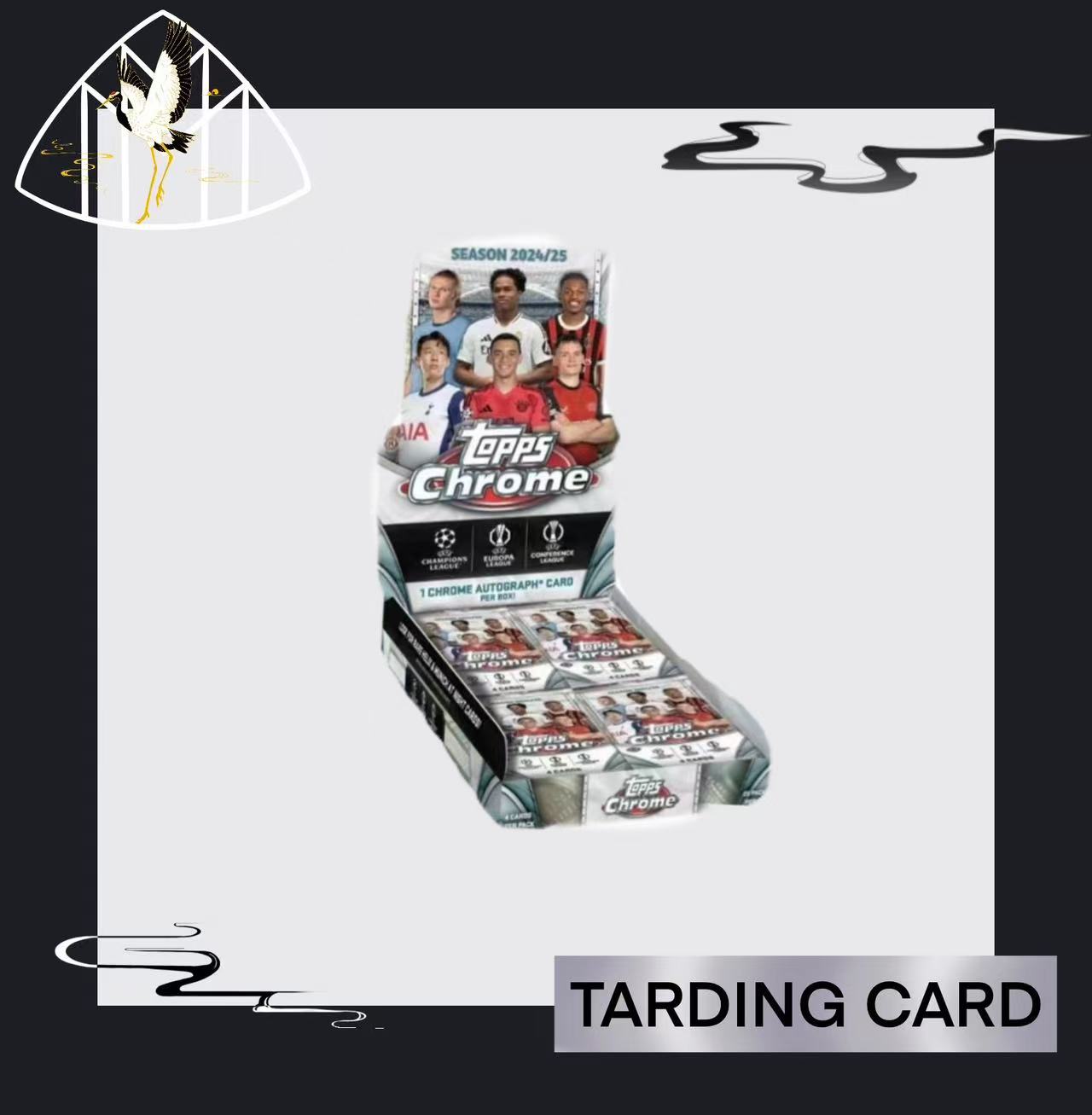 Topps 24-25 欧战 Chrom hobby 足球球星卡盲盒（默认代拆）