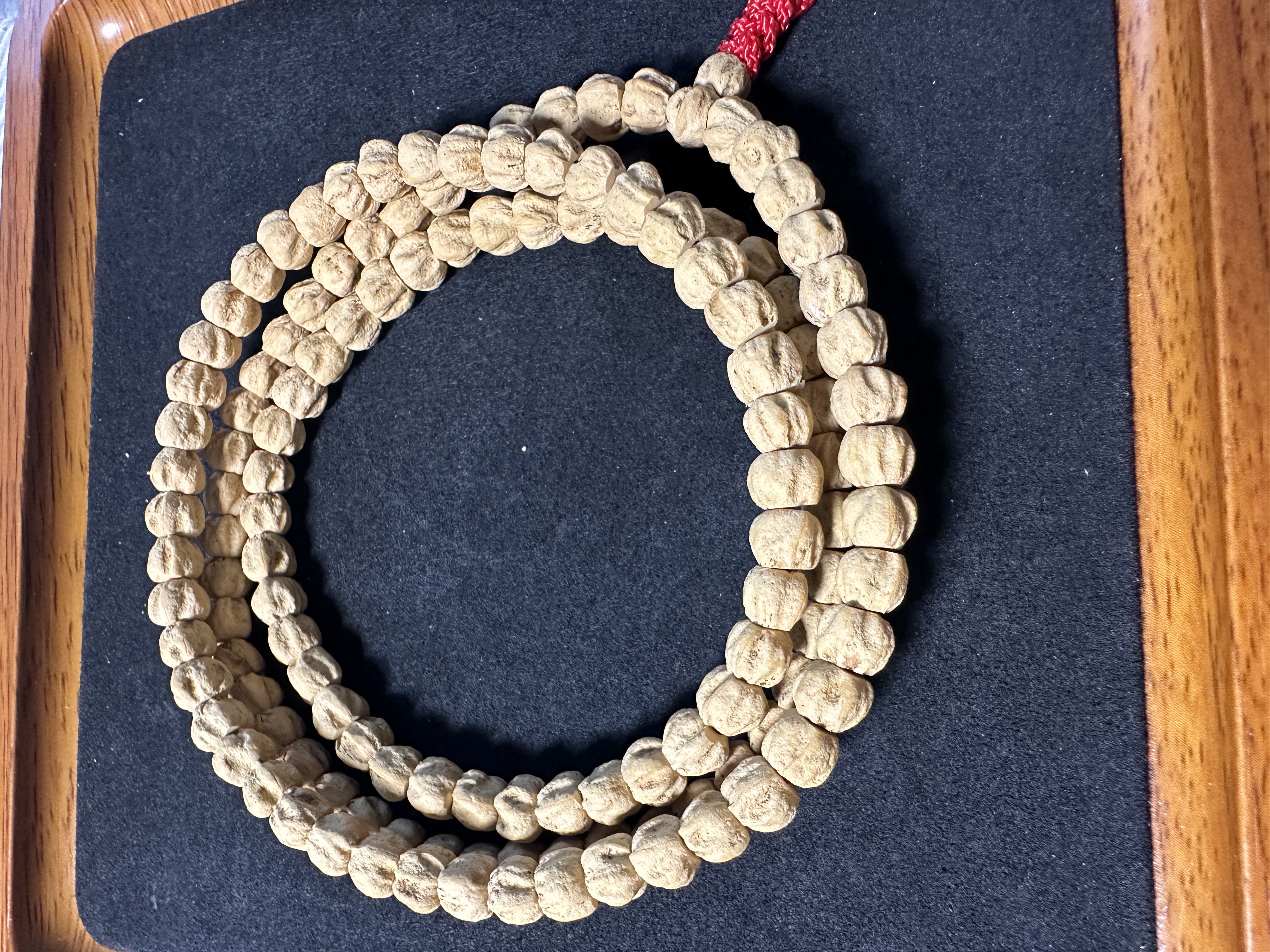 藏区老树顺纹龙脊多楞百香籽长串6 - 8mm
