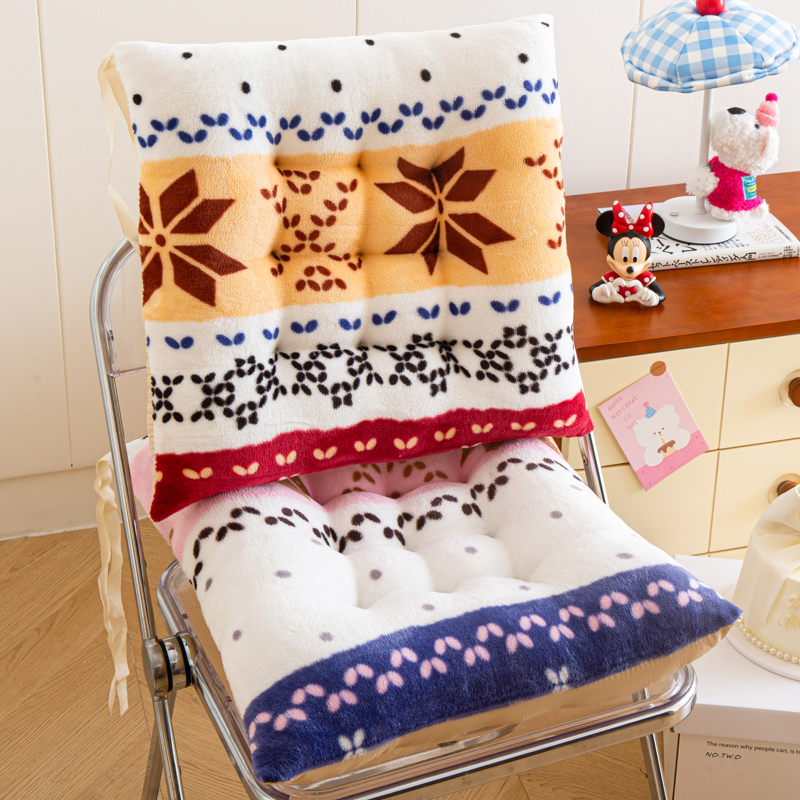 牛奶绒方形坐垫防滑垫子椅子复古家用创意加厚民族风垫子地垫靠垫