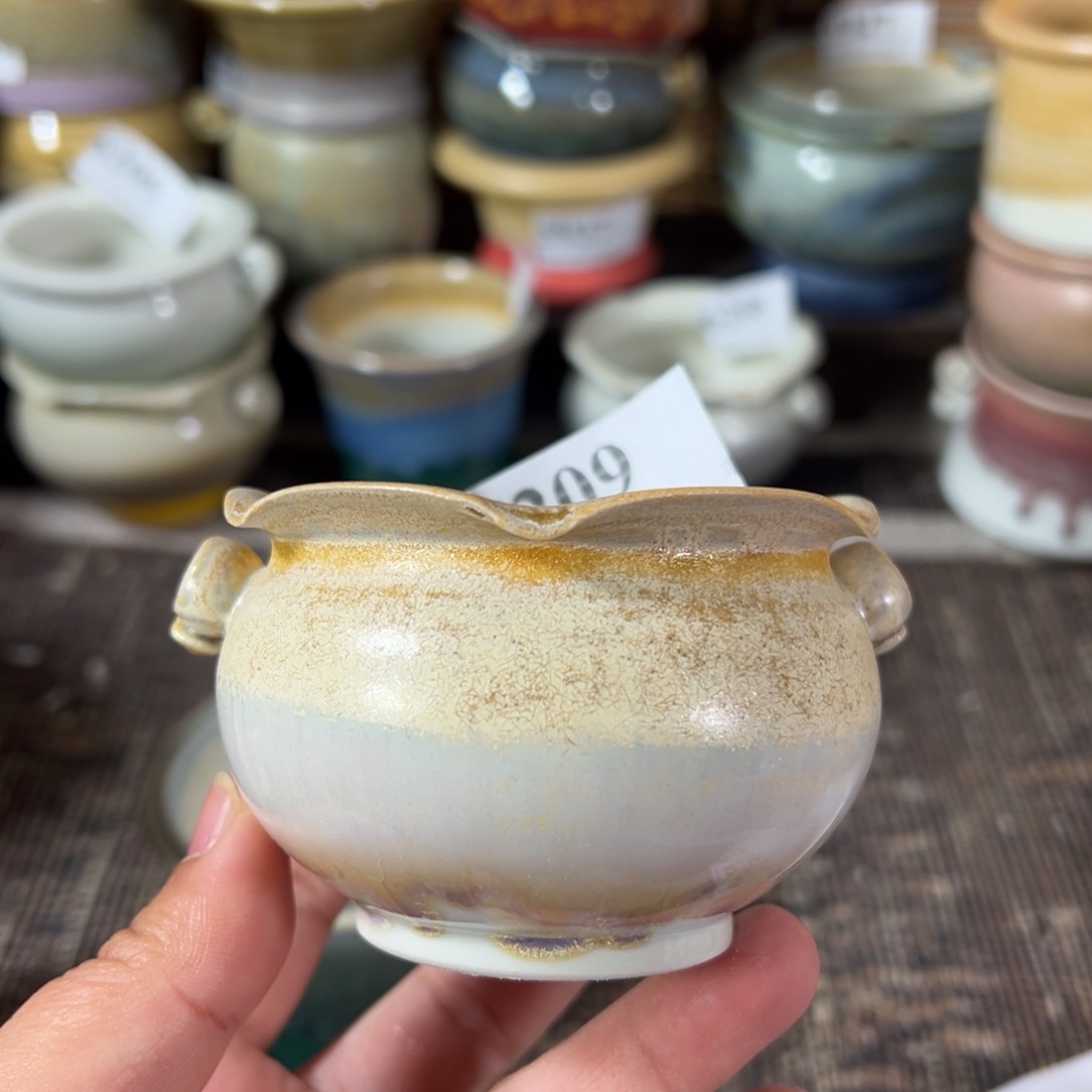 陶瓷景德镇手工花盆