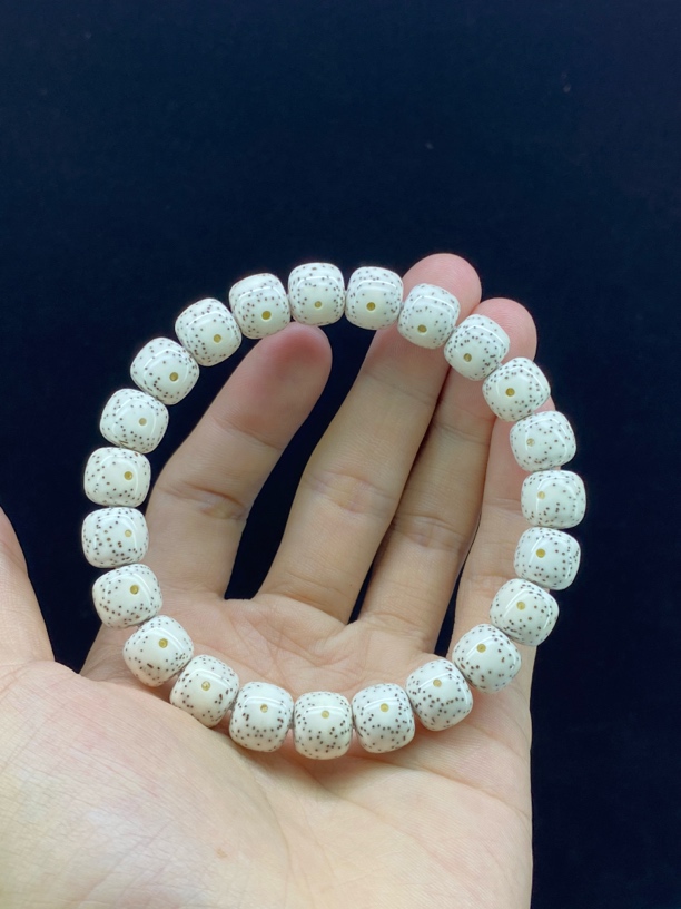 星月菩提10.5*9.5原脂白月朗星稀同树同枝【一物一图】