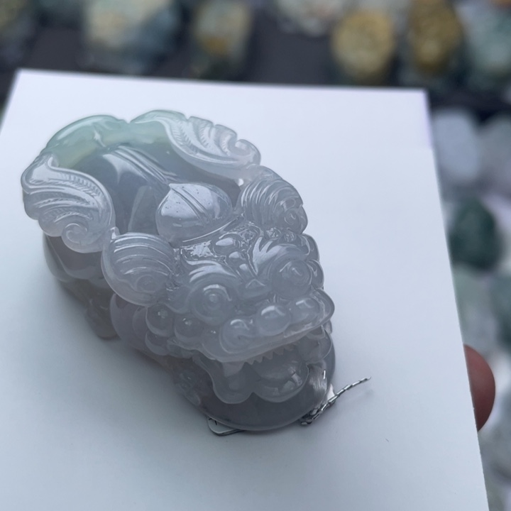 翡翠颈饰未镶嵌貔貅