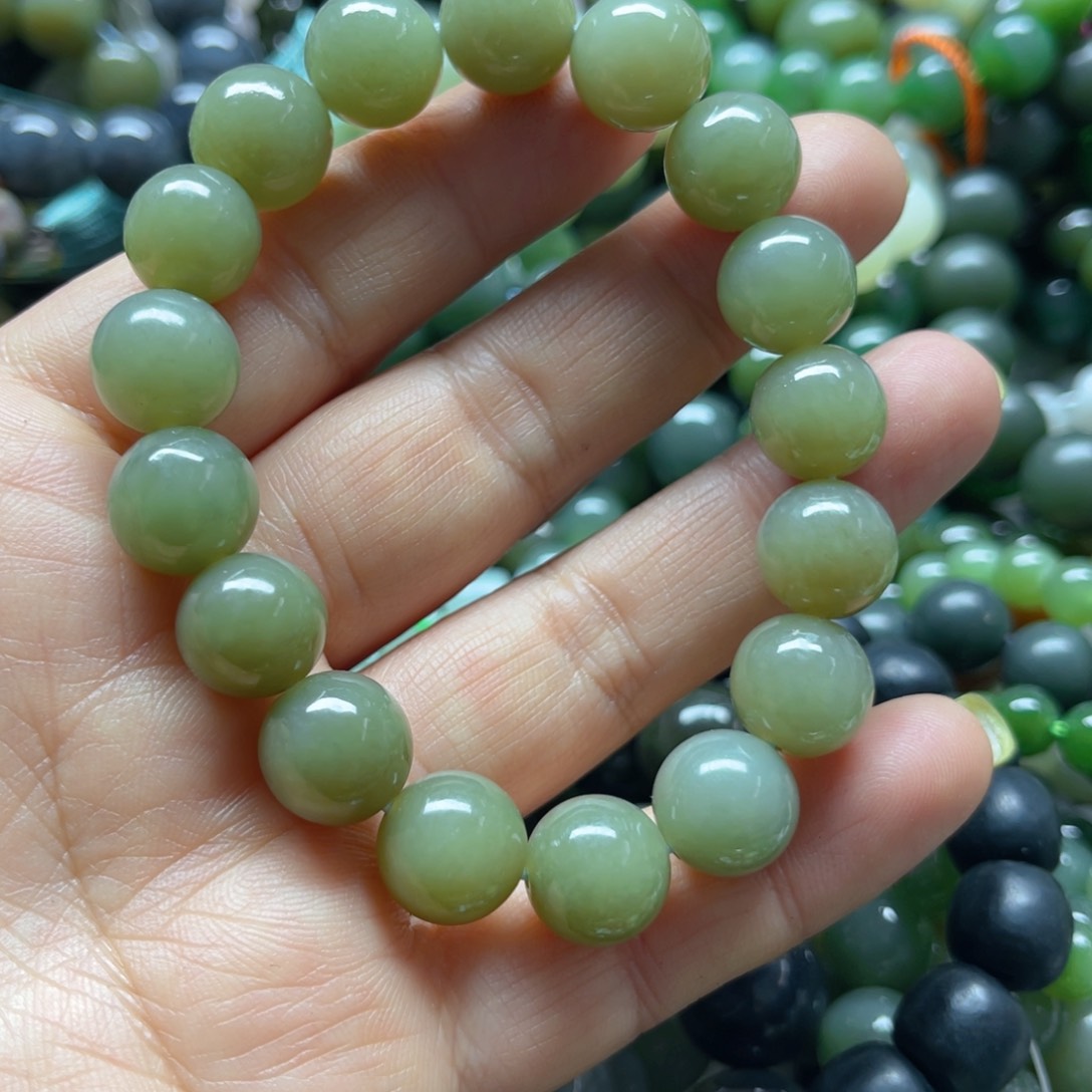 和田玉手链未镶嵌