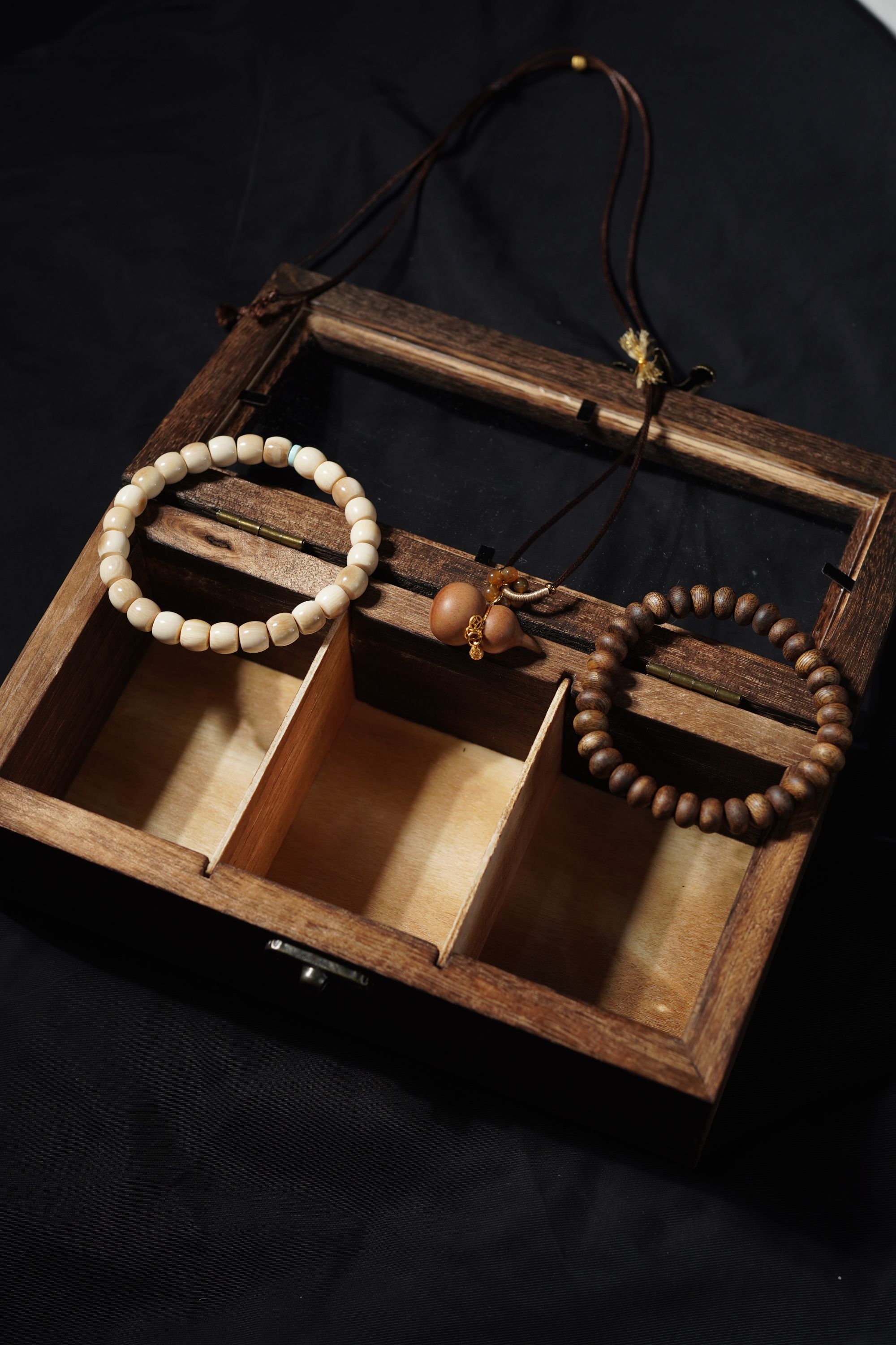 天然猛犸牙7*8mm直切珠套装礼盒