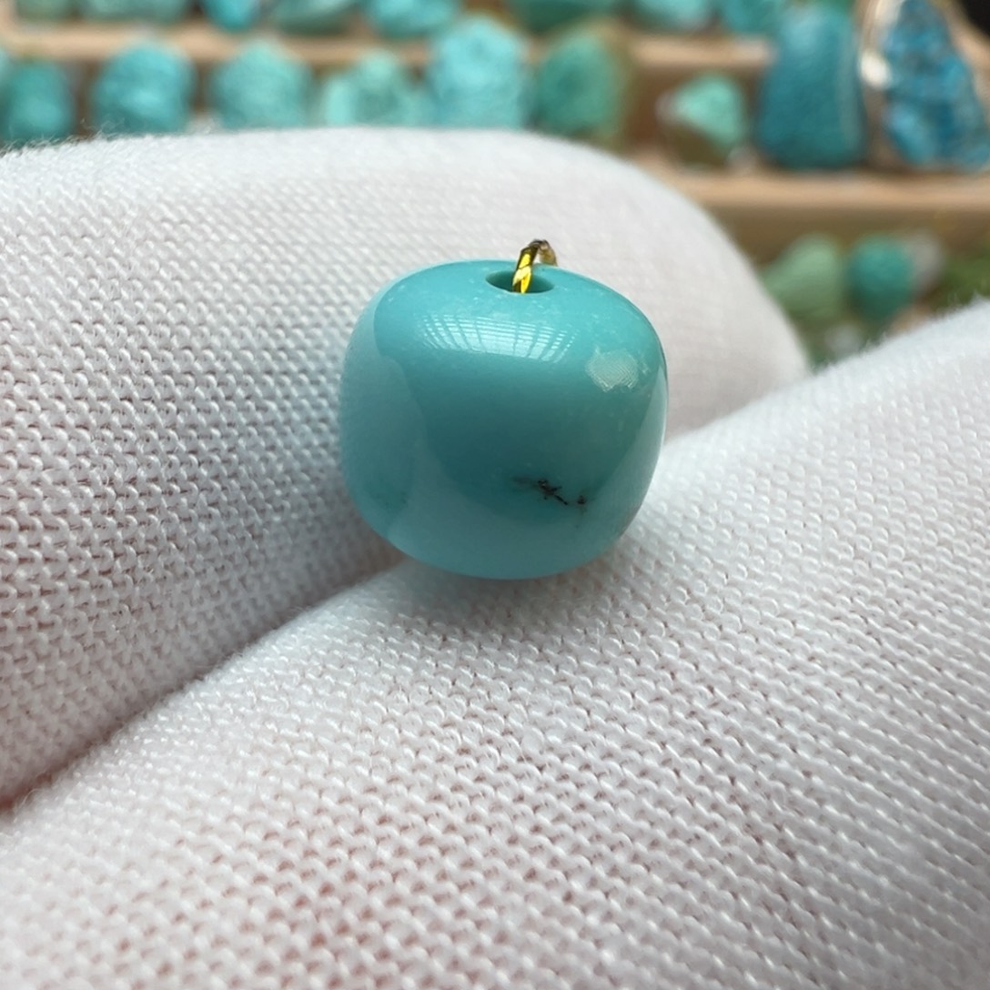 绿松石未镶嵌配饰8.9*7.7