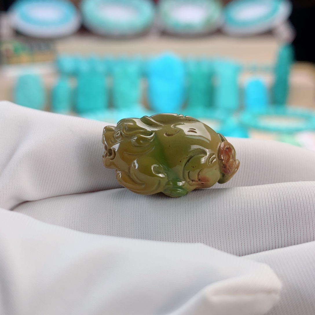 绿松石挂件未镶嵌