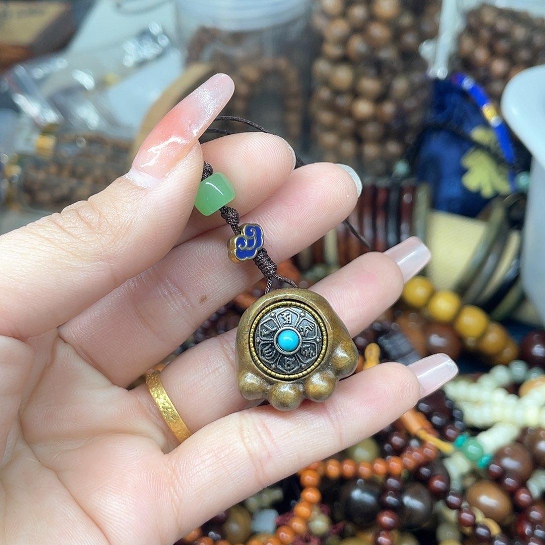 维腊木（绿檀）无事牌