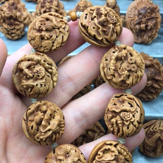桃核手串桃核材质