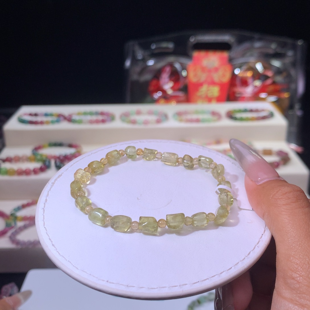 碧玺手链未镶嵌碧玺