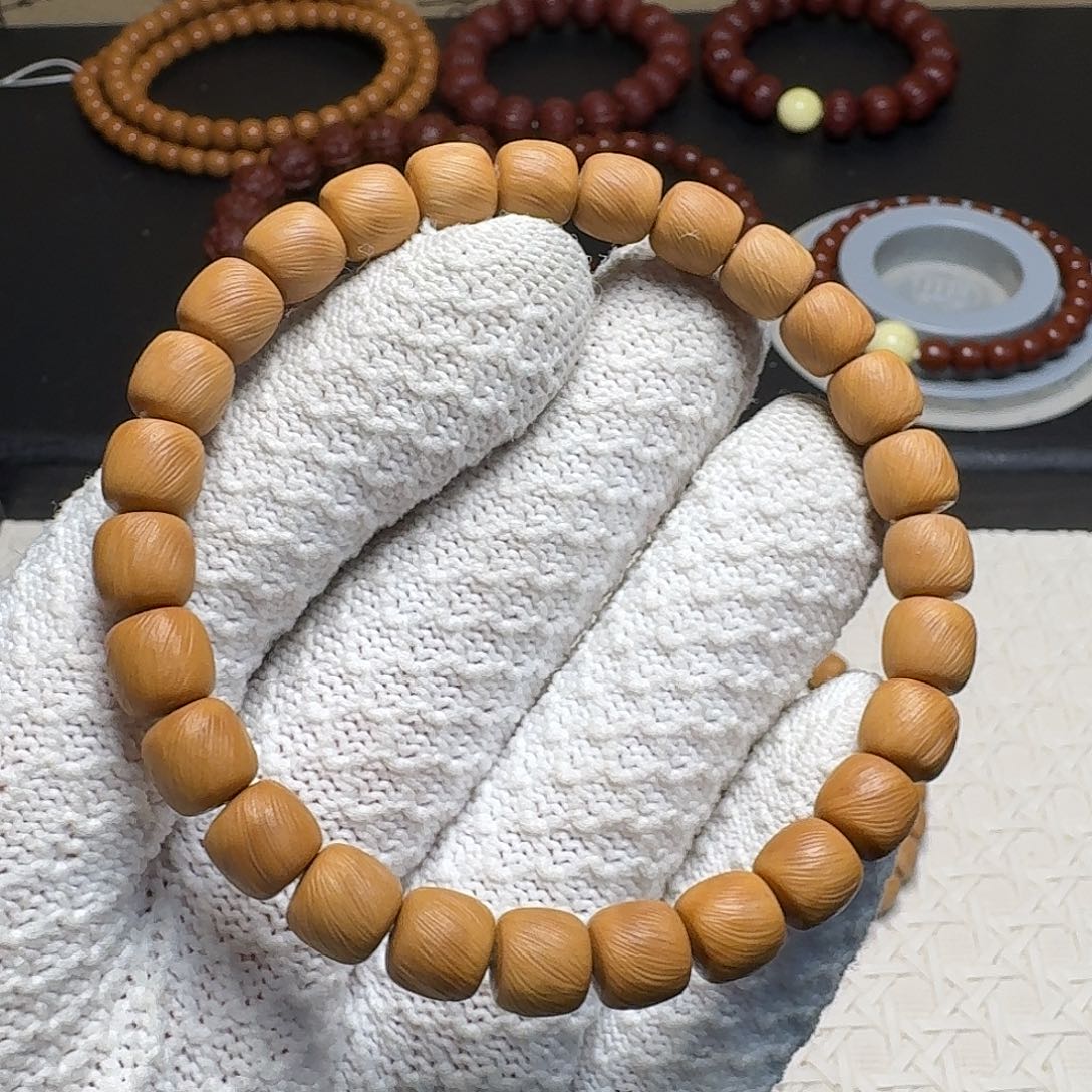 猴头核桃手串老型拉丝反油款