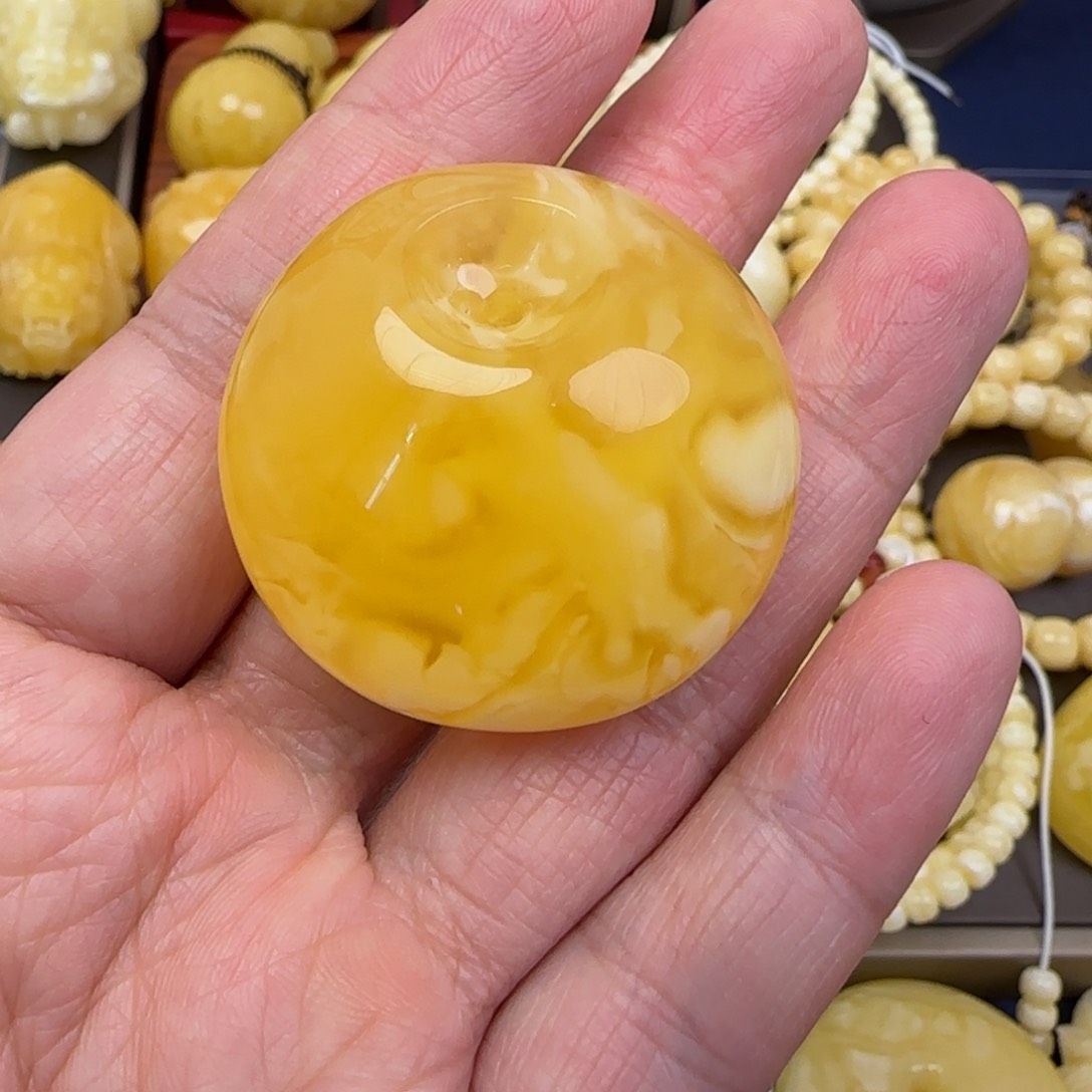 蜜蜡颈饰未镶嵌天然蜜蜡