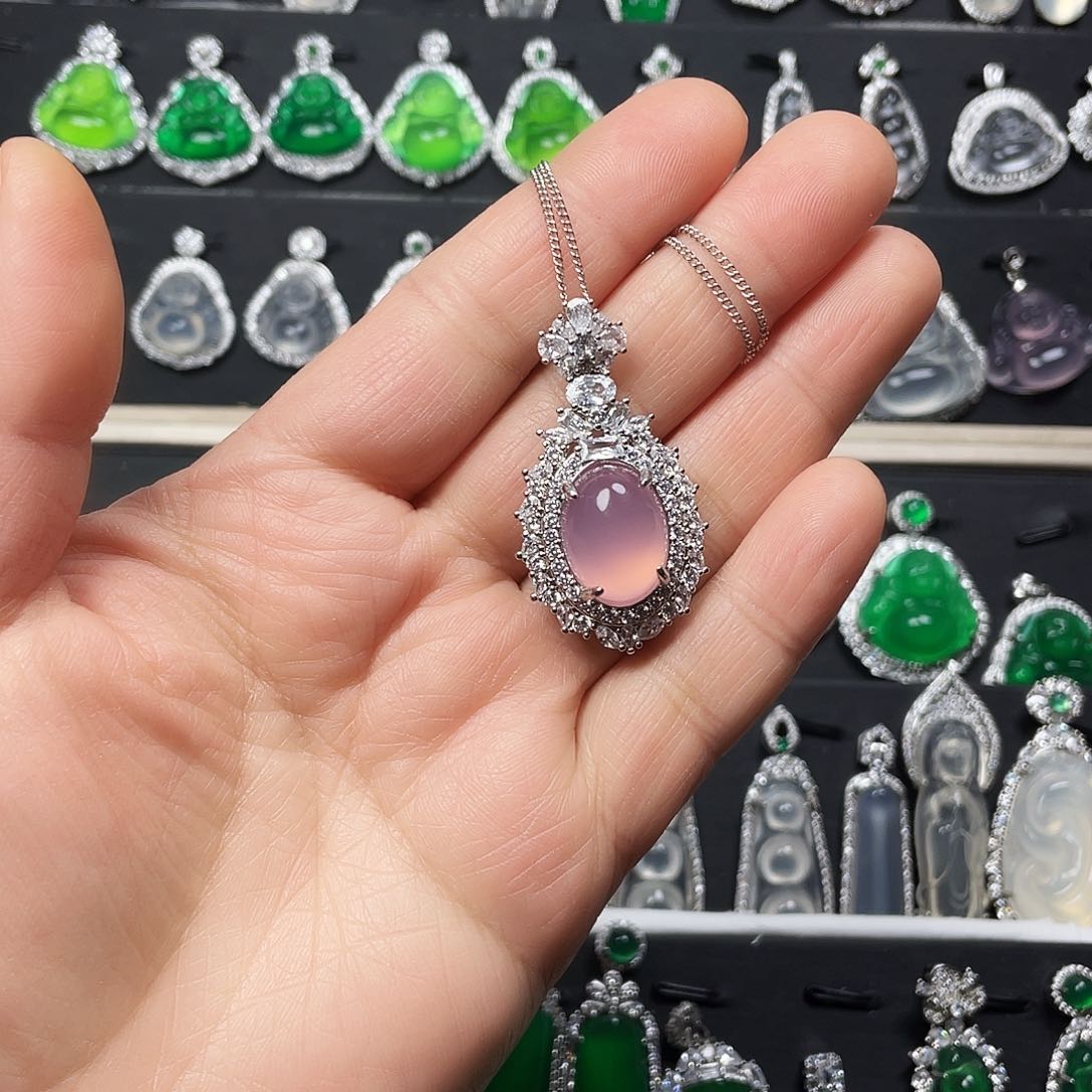 玛瑙/玉髓颈饰合金