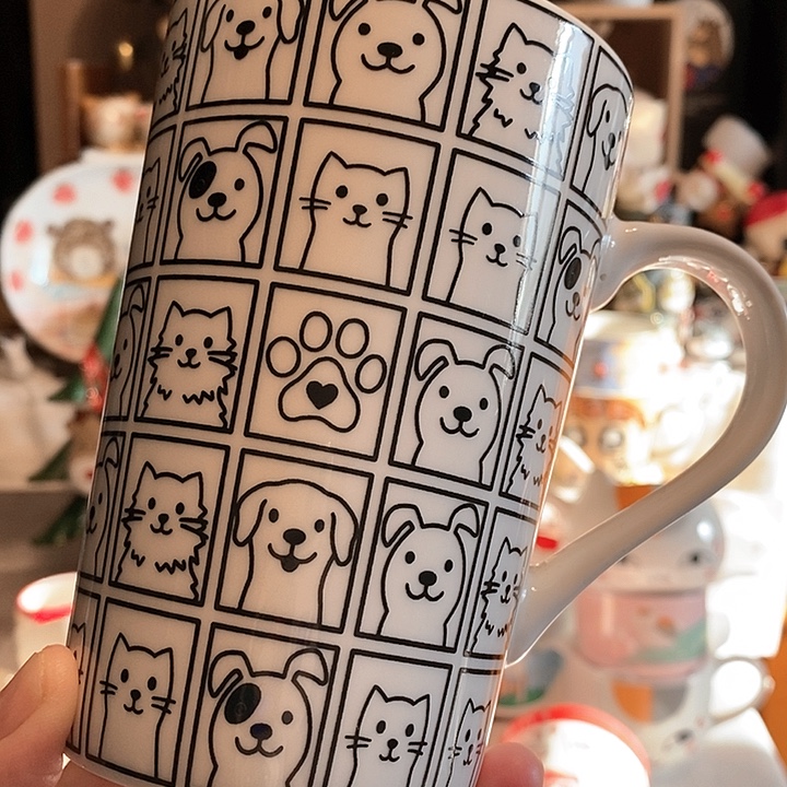 猫狗合影马克杯…………