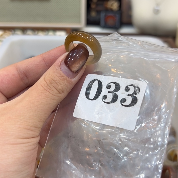 玛瑙/玉髓合金戒指33港15