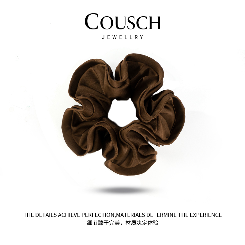 法式缎面大肠发圈新款气质马尾圈CFQ0049
