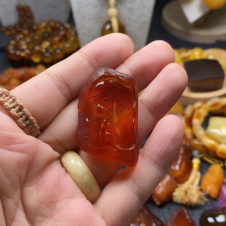 未镶嵌琥珀裸石琥珀蜜蜡悟道