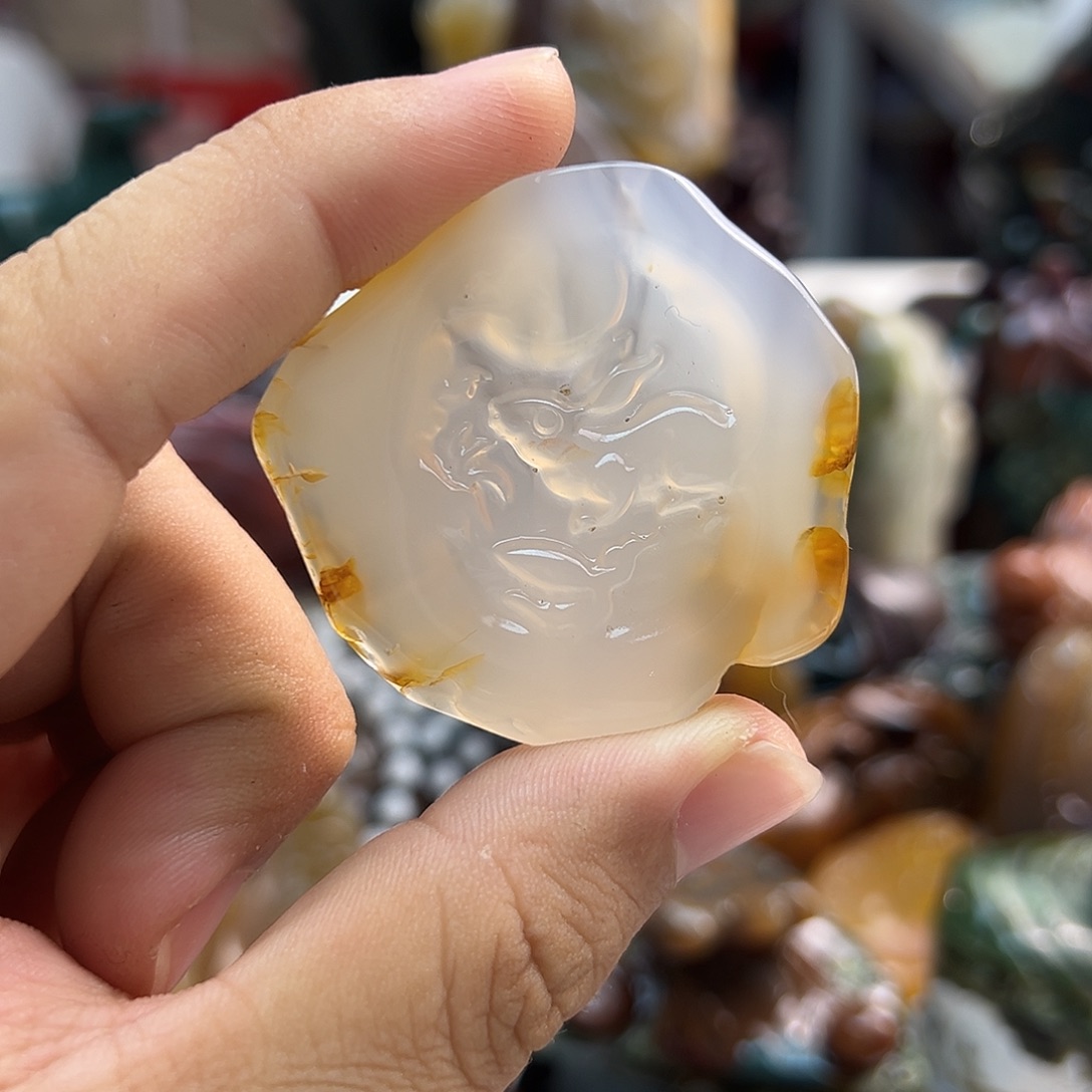 玛瑙/玉髓未镶嵌颈饰