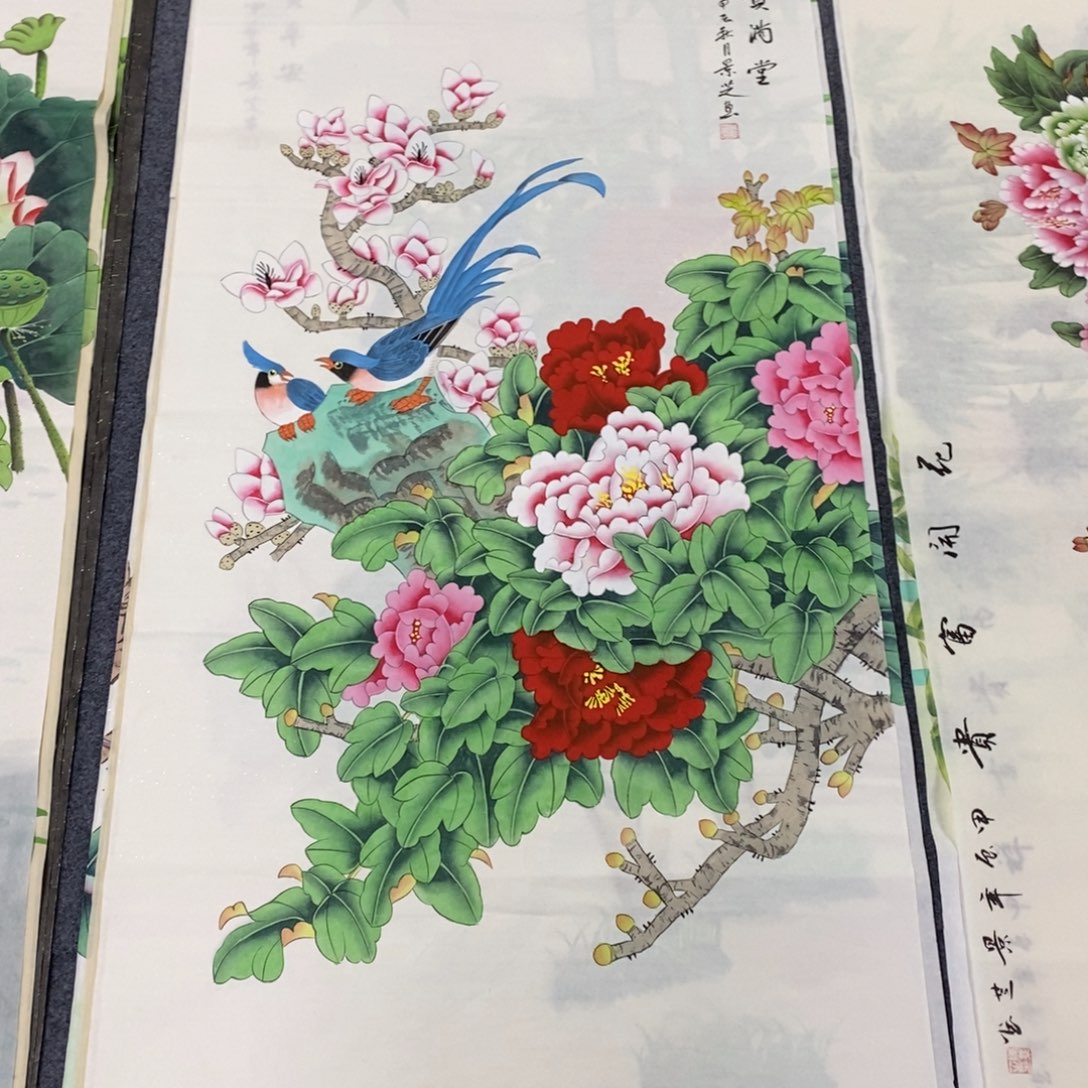 国画138✖️68工笔画画画画画画画作品