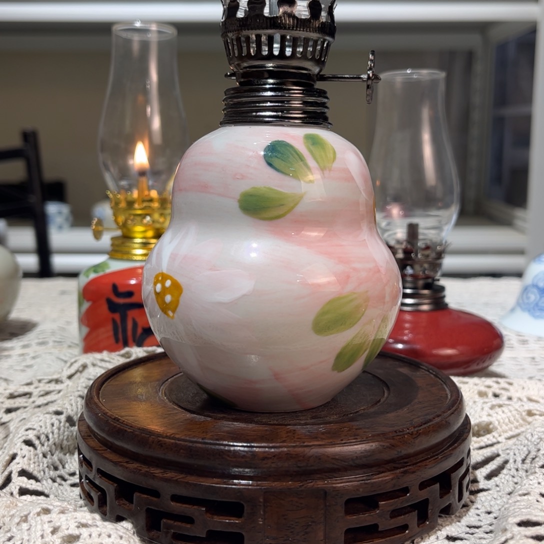 摆件景德镇陶瓷香薰灯