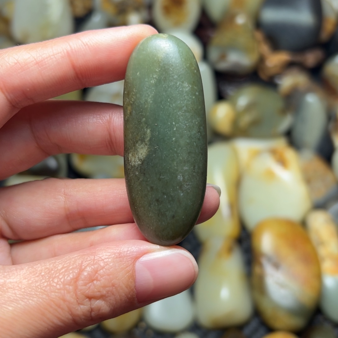 和田玉（青玉）A47未镶嵌