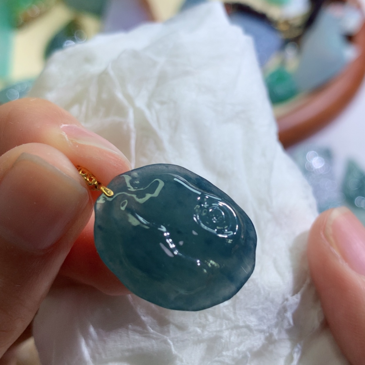 【闪购商品】翡翠吊坠(不含链)未镶嵌 9990