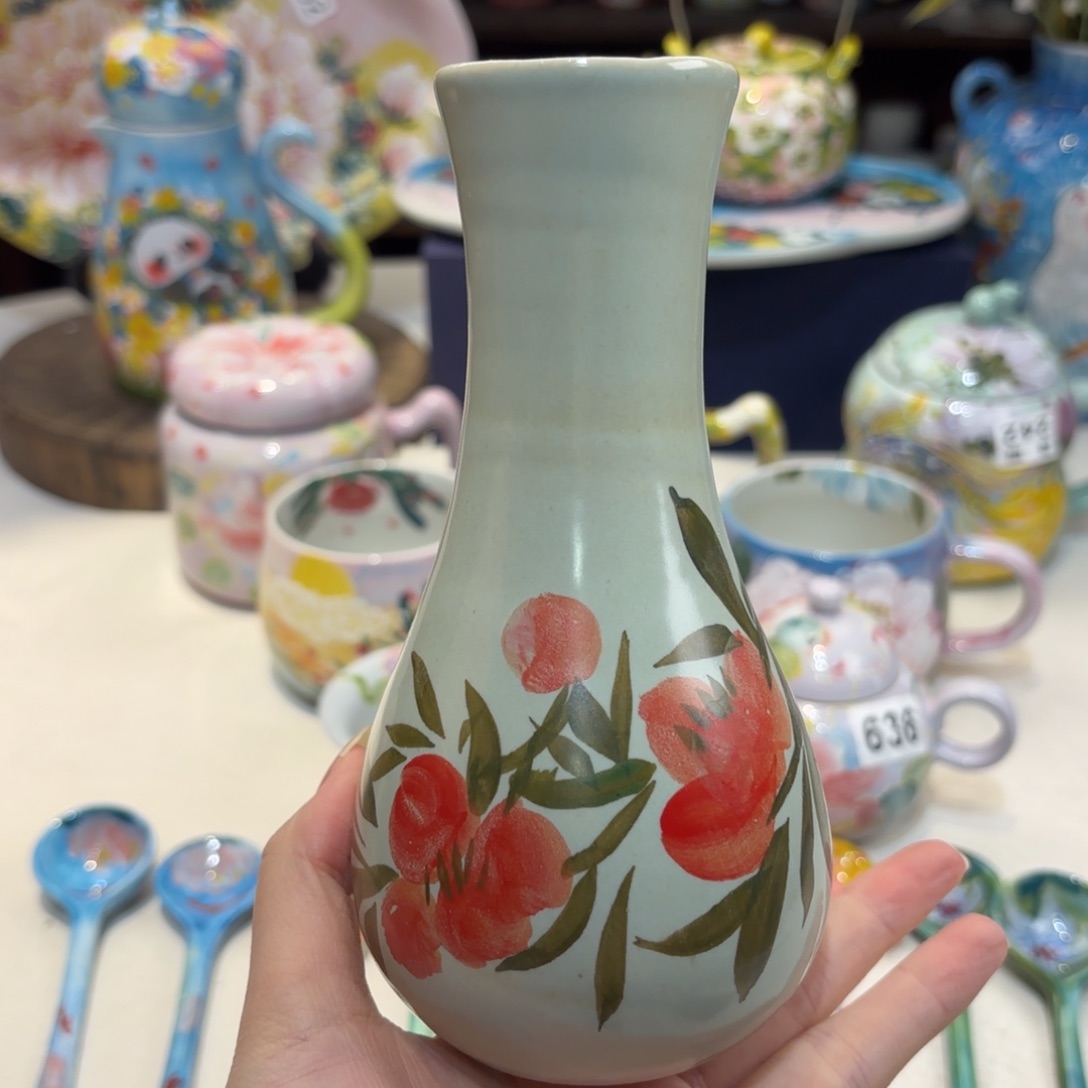 景德镇手绘高温釉下彩陶瓷茶具