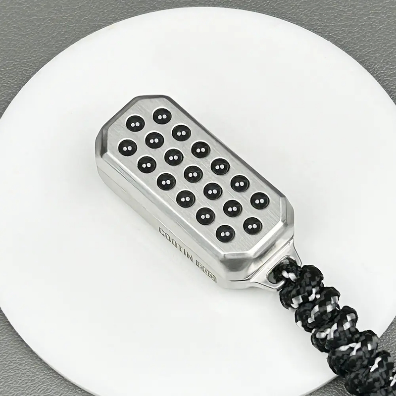 潮廷【蟾蜍-甩牌】半无限位磁力推牌啪啪币创意成人解压金属潮玩