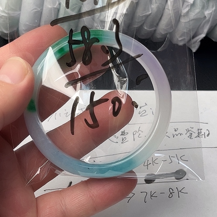 翡翠未镶嵌手镯A17