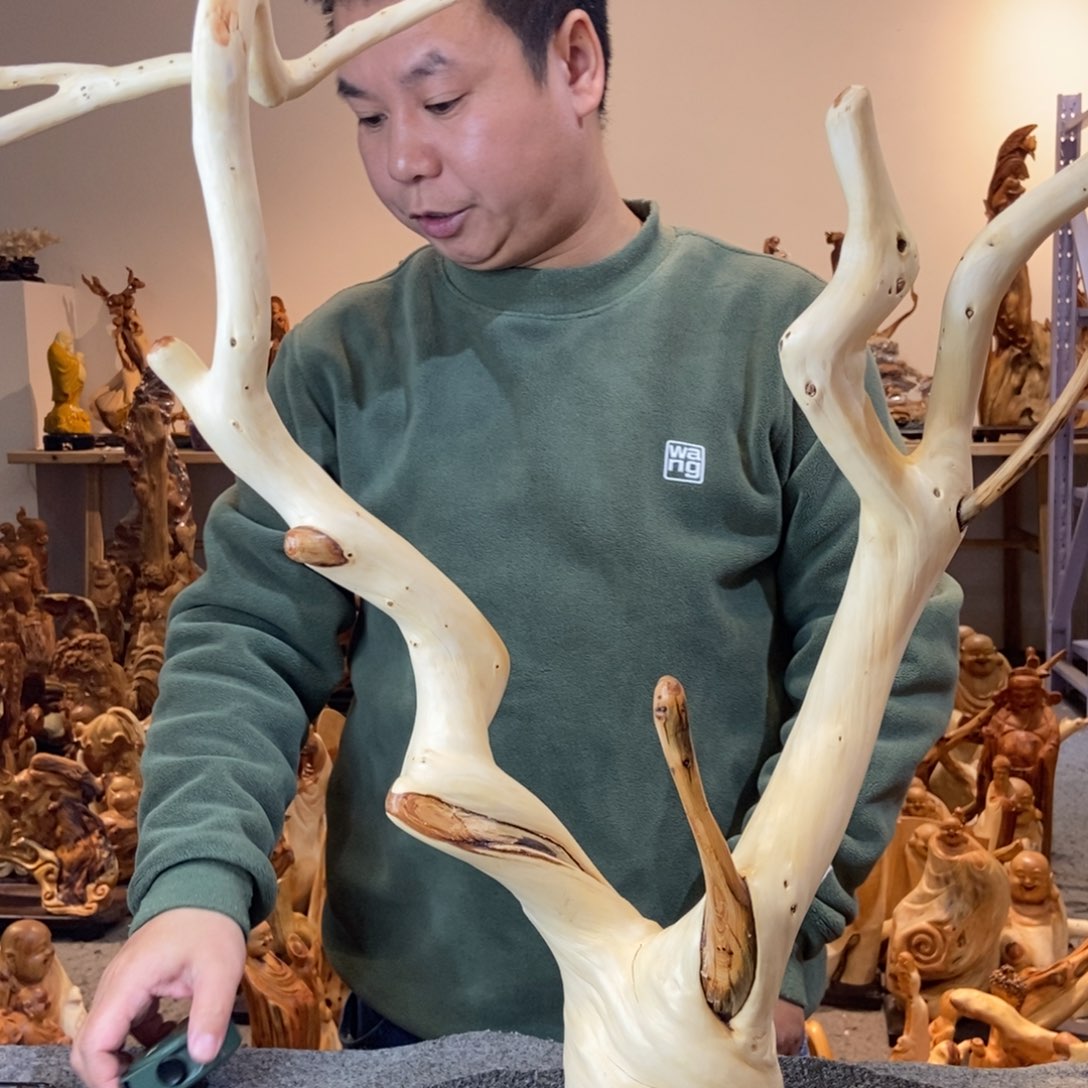 柏木（崖柏）太行崖柏根雕摆件