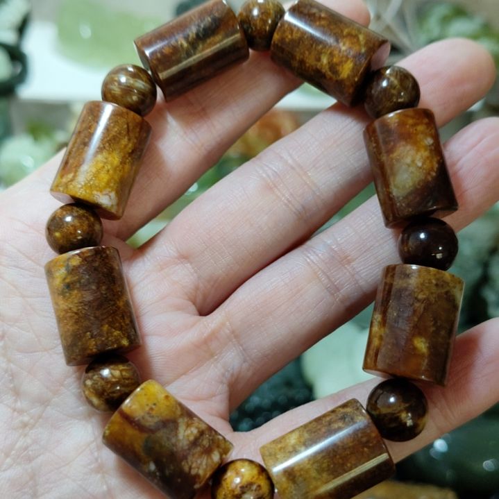 岫玉手串款式未镶嵌