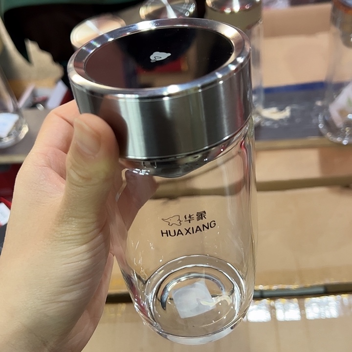 华象单层烫手玻璃杯4604602235-7