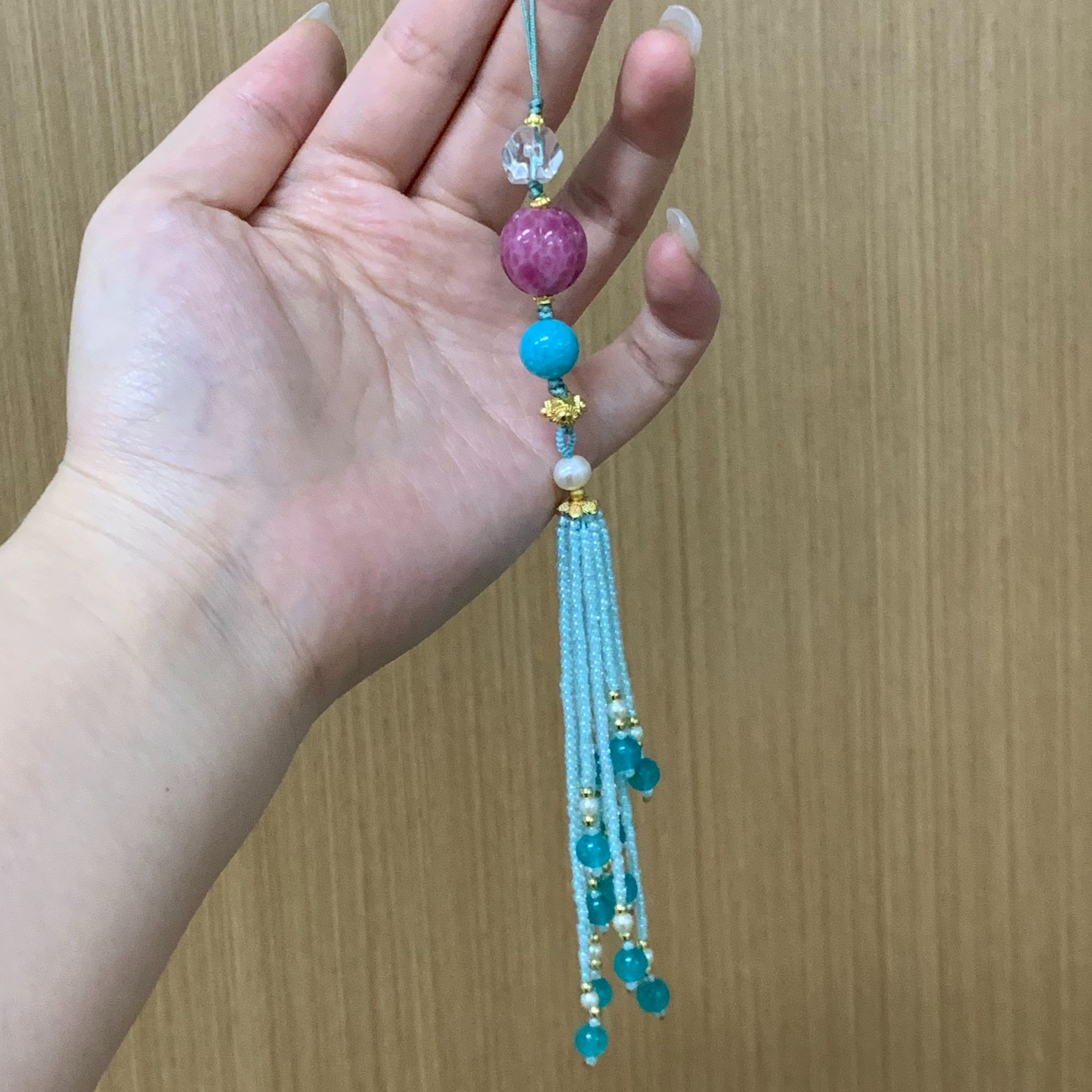 合金吊坠 珠宝【三宝】粉瓜挂件时尚百搭10233