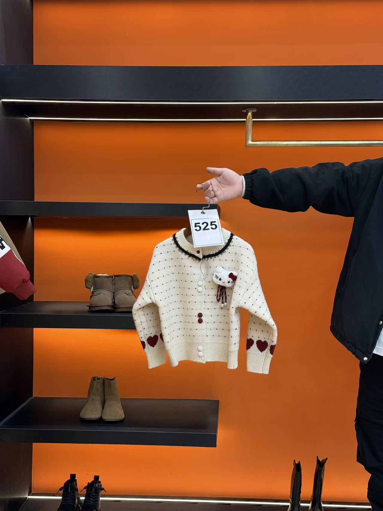 【Annie】编码525儿童2025童装冬季新款时尚毛衣打底YMR4BS663