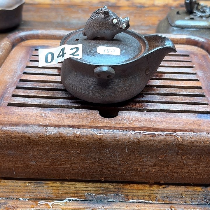 纯手工制作粗陶茶具