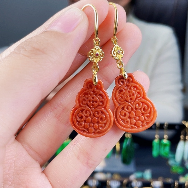 翡翠耳饰未镶嵌饰品