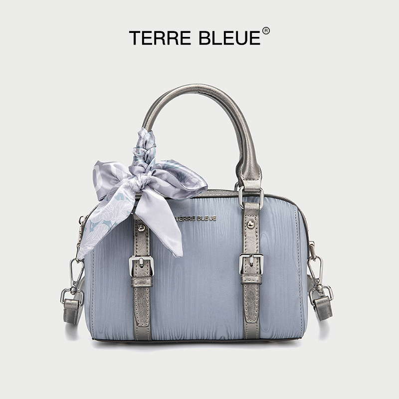 TERREBLEUE【官方正品】2025新款百搭单肩手提包6714蓝色