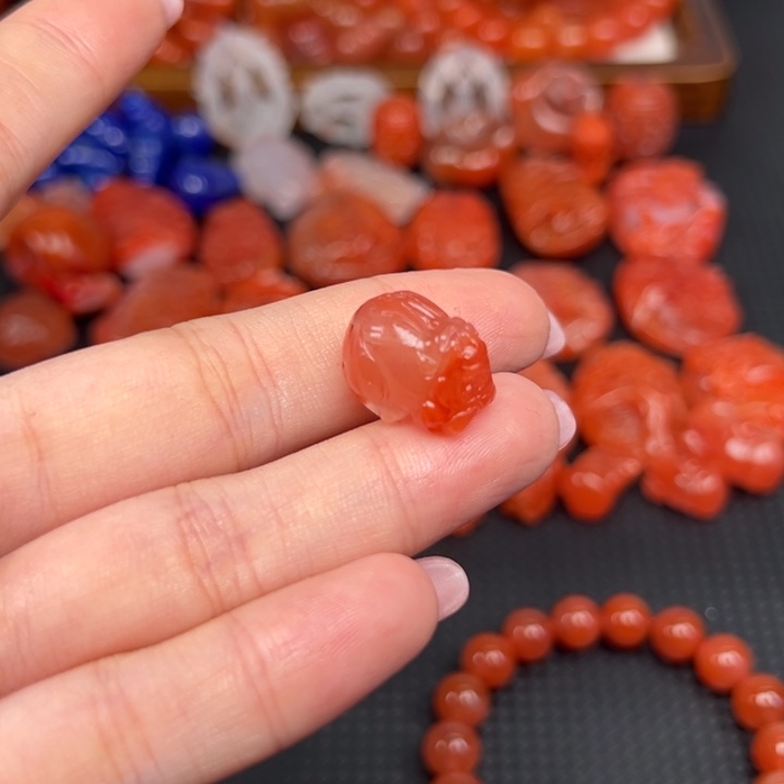 南红玛瑙未镶嵌吊坠(不含链)