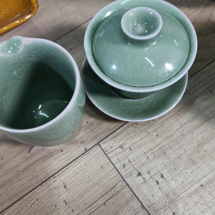 瓷片磁州窑五厂盘碗壶杯有瑕疵
