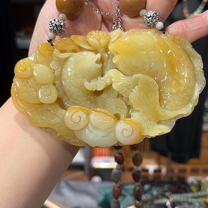 未镶嵌岫玉毛衣链