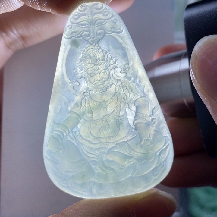 未镶嵌定制翡翠黄财神