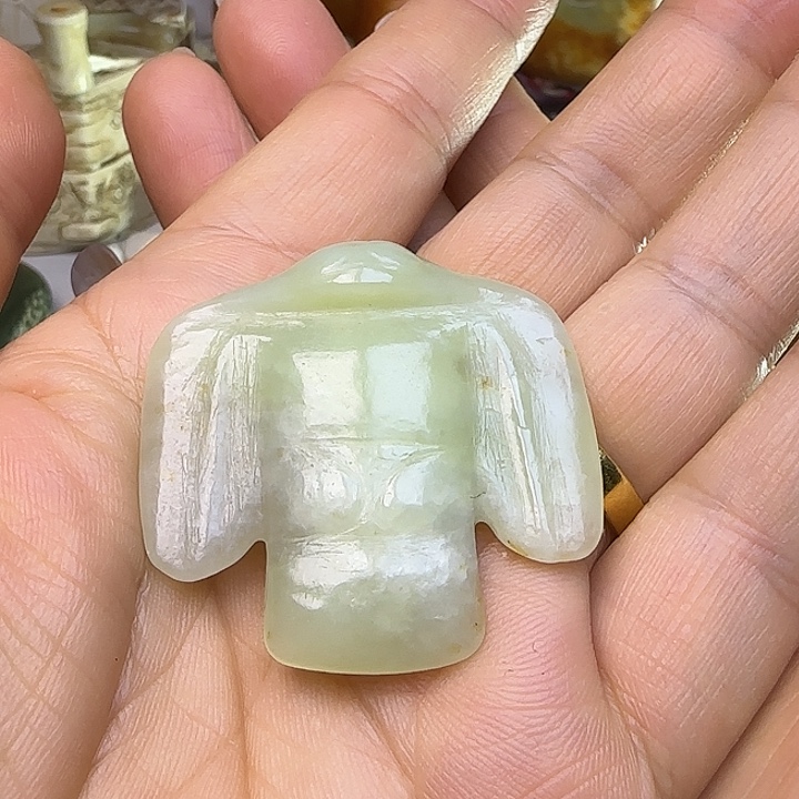 和田玉未镶嵌吊坠(不含链)