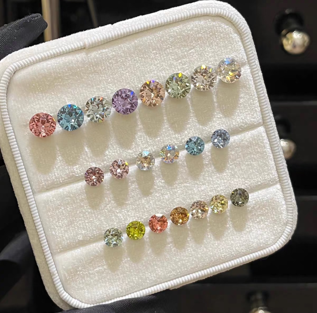 钛合金耳饰 钛合金4m/6m/8mf136内螺旋成品华子耳钉